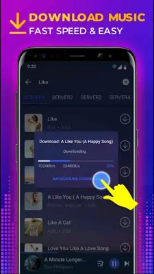 Music Player android App screenshot 1